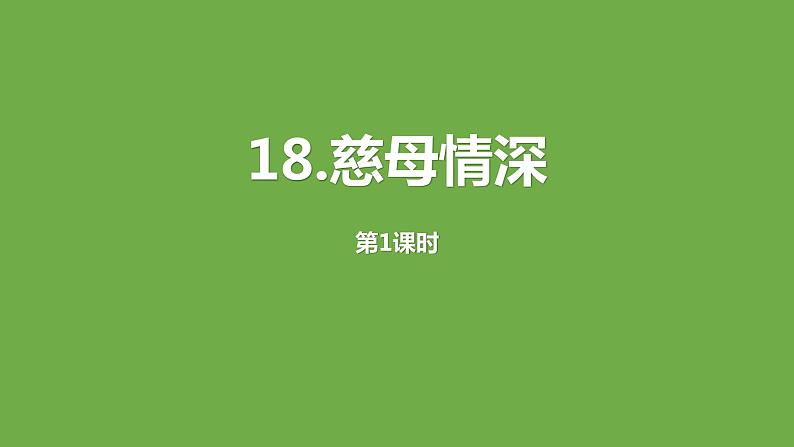 慈母情深PPT课件201