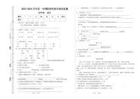 甘肃省定西市2023-2024学年四年级上学期11月期中语文试题