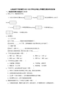 山东省济宁市任城区2022-2023学年五年级上学期语文期末考试试卷