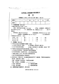 甘肃省庆阳市宁县太昌乡2023-2024学年五年级上学期11月期中语文试题