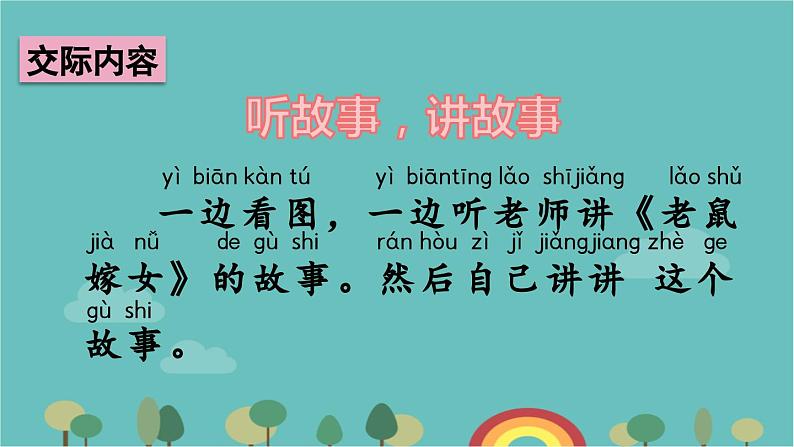 部编版语文一年级下册 口语交际：听故事，讲故事 课件第3页