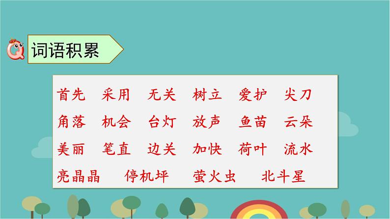 部编版语文一年级下册 第六单元复习课件第3页