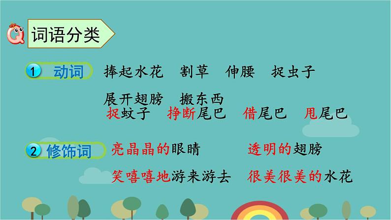 部编版语文一年级下册 第六单元复习课件第7页