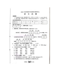 17，河南省南阳市卧龙区2022-2023学年四年级下学期期末考试语文试题