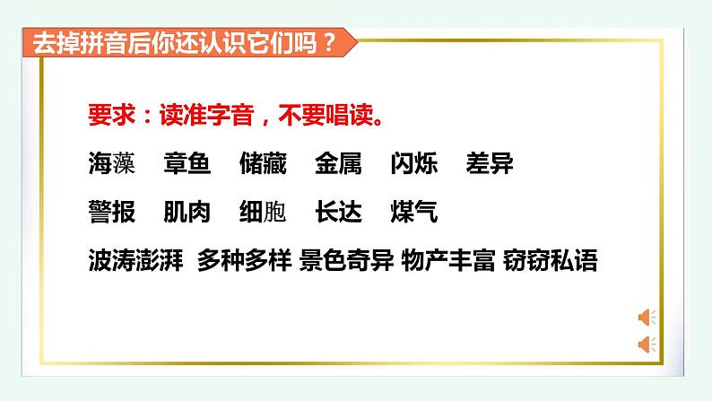 【核心素养】部编版小学语文三年级下册  23 海底世界  课件+教案+同步练习（含教学反思）05