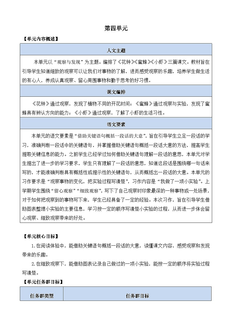 【核心素养】部编版小学语文三年级下册 13 花钟  课件+教案+同步练习（含教学反思）01