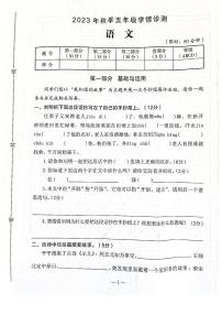 河南省三门峡市湖滨区2023-2024学年五年级上学期11月期中语文试题