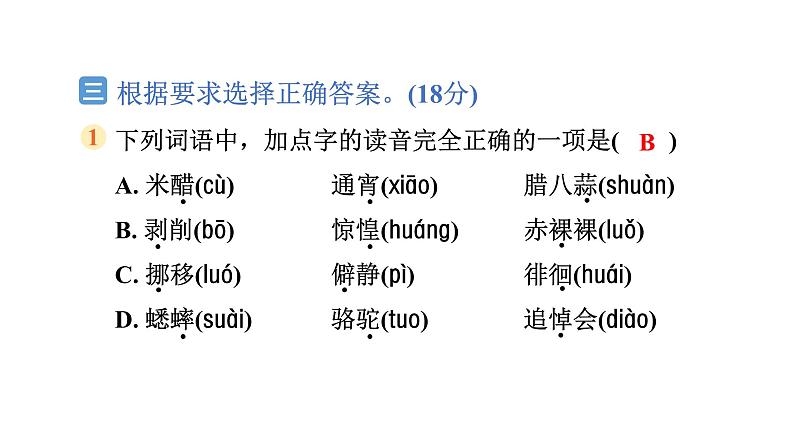 重点中学小升初考试语文试卷(五)第5页