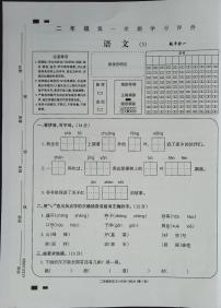 吉林省白城市通榆县育才学校第二小学联合2023-2024学年二年级上学期11月月考语文试题