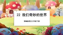 小学语文我们奇妙的世界试讲课授课课文ppt课件