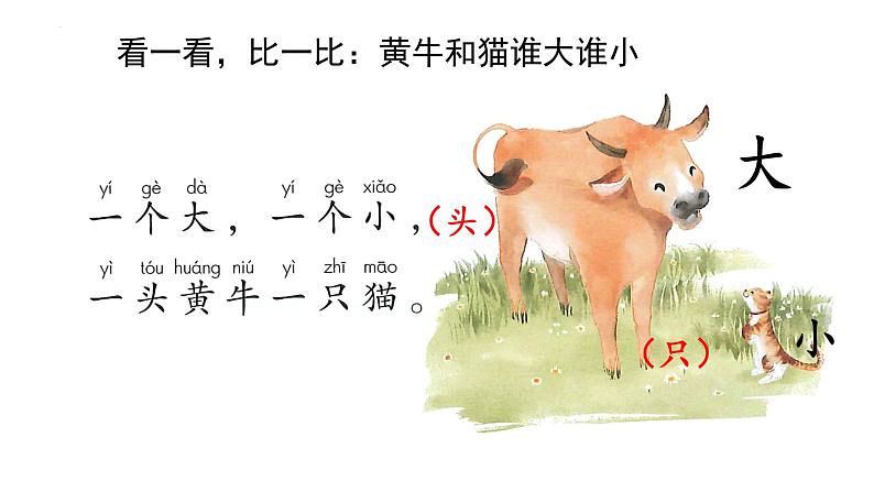 统编版一年级上册语文7《大+小+多+少》第二课时（课件）第8页