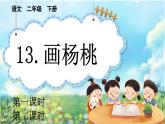 【核心素养】部编版小学语文二年级下册  -13 画杨桃-课件+教案+同步练习（含教学反思）