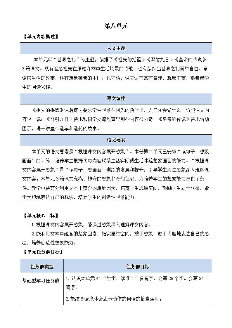 【核心素养】部编版小学语文二年级下册23 祖先的摇篮-课件+教案+同步练习（含教学反思）01