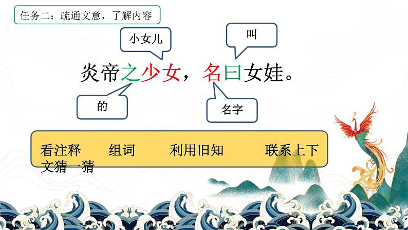 10月20日---《精卫填海》（课件）统编版语文四年级上册第3页