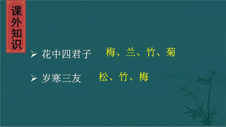 部编版语文六年级下册 10 古诗三首《竹石》 教学课件+视频素材03