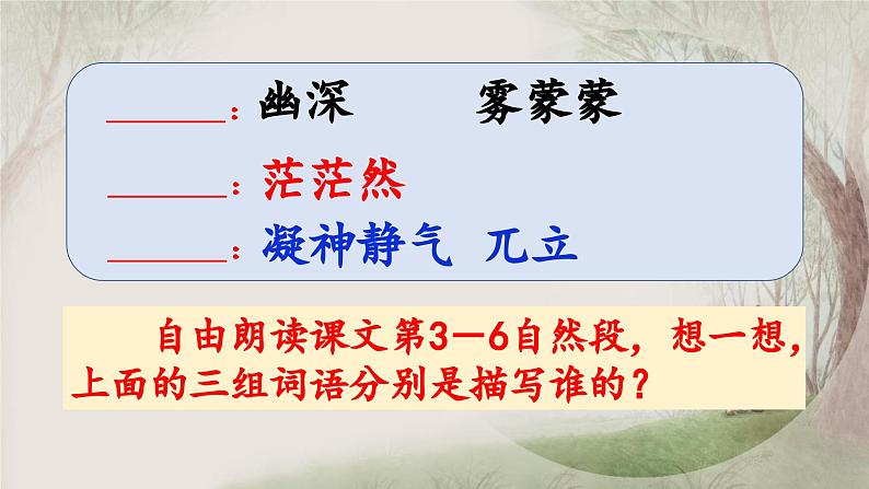 统编版语文三年级上册23《父亲、树林和鸟》（课件）05