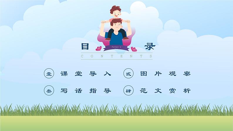 统编版语文二年级上册《看图写话》专项训练《父与子》（课件）第2页