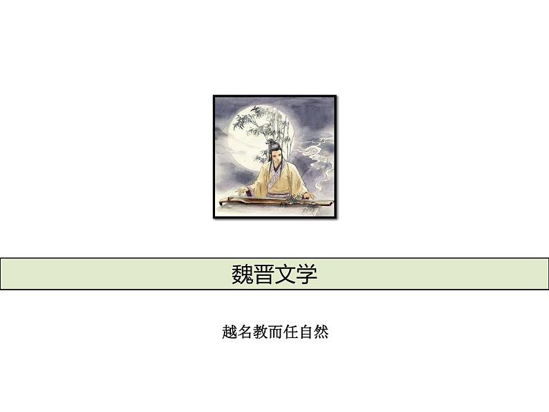 魏晋南北朝文学汇总 阅读拓展课件07