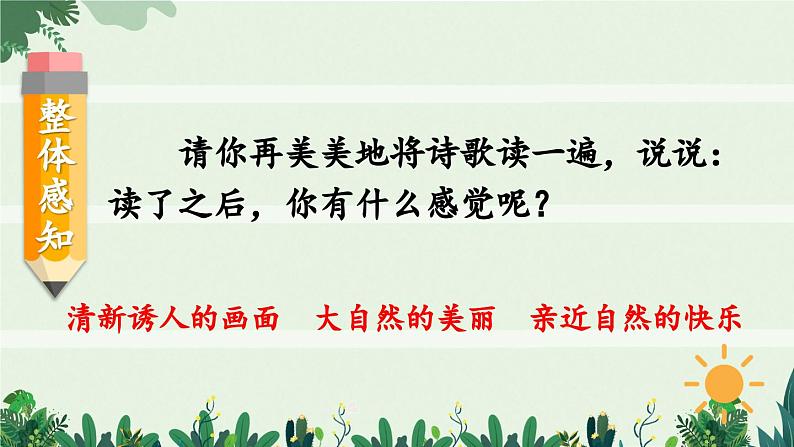 部编版语文四年级下册 12 在天晴了的时候 课件08