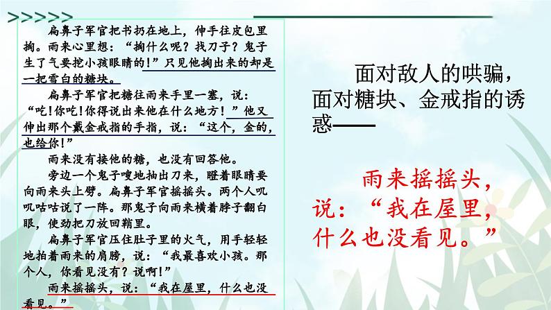 部编版语文四年级下册 19 小英雄雨来（节选）（第二课时） 课件07