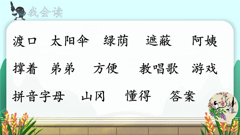 部编版语文二年级下册 9 枫树上的喜鹊（第二课时） 课件第1页