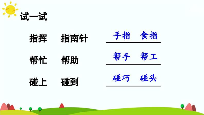 部编版语文二年级下册 17 要是你在野外迷了路（第二课时） 课件04