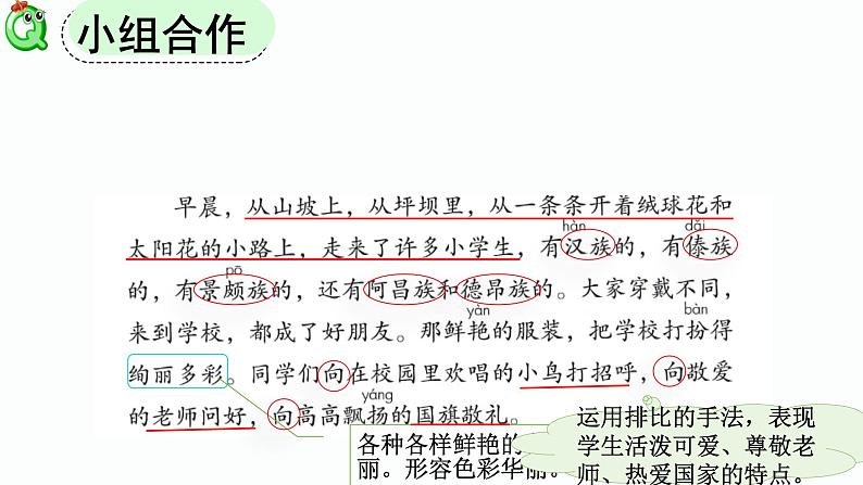 部编版三年级语文上册第一单元期末复习课件06