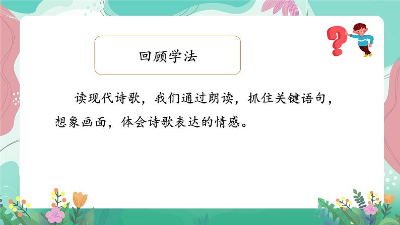 人教部编版小学语文四年级下册第三单元 拓展延伸 课件02