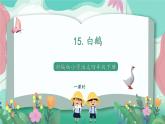 人教部編版小學(xué)語文四年級下冊第四單元 15  白鵝 課件