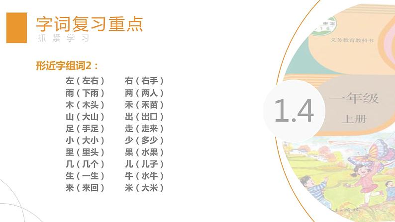 统编版语文一年级上册期末复习（课件）07