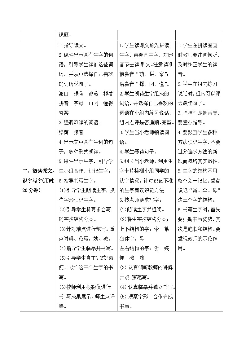 人教部编版语文二年级下册 9 枫树上的喜鹊 导学案02