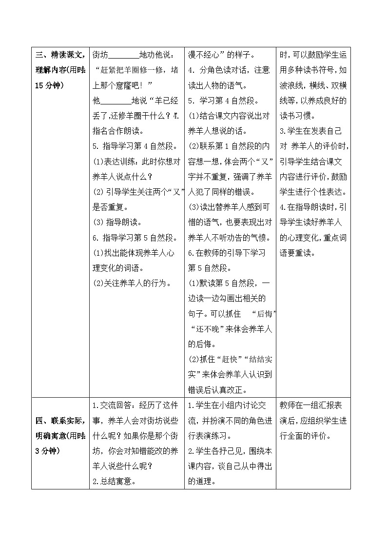 人教部编版语文二年级下册 12 寓言二则 导学案03