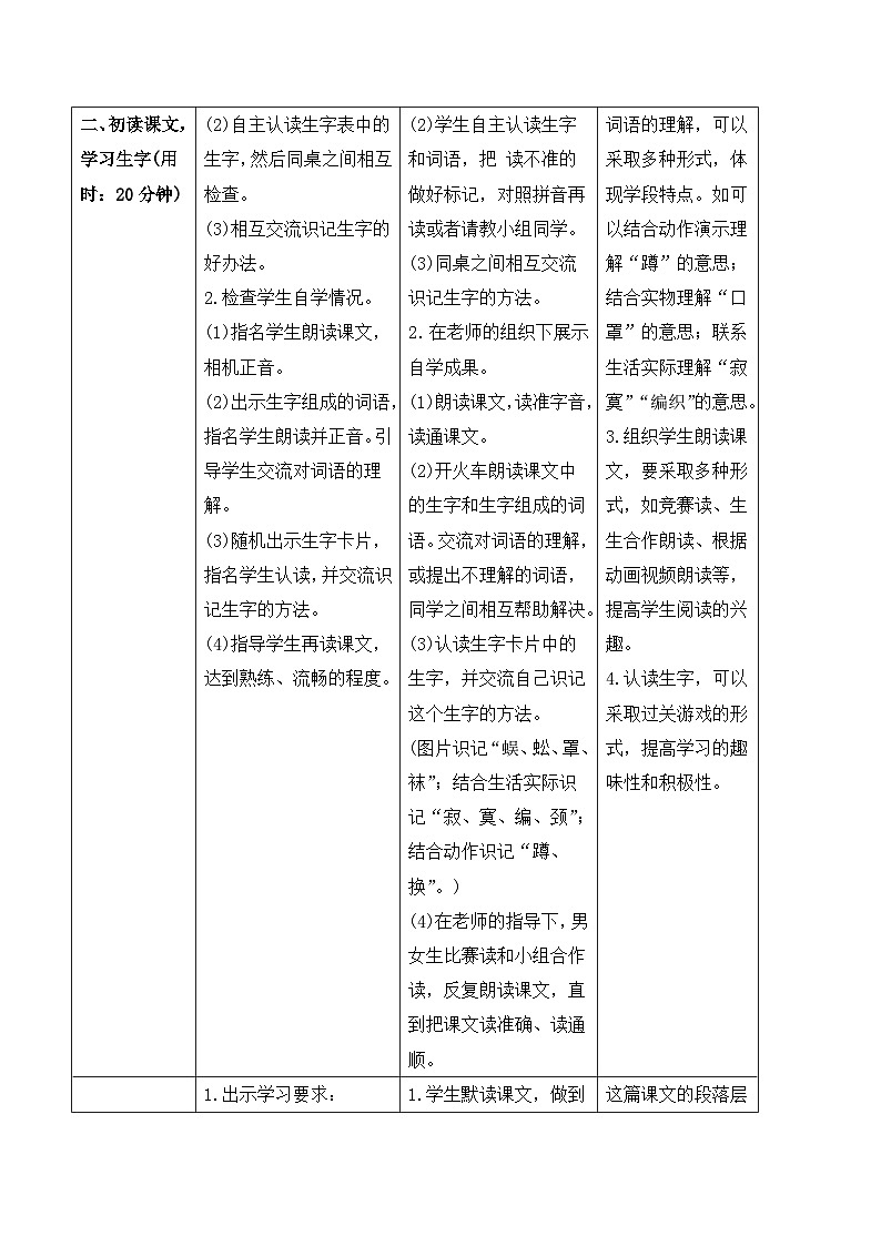 人教部编版语文二年级下册 20 蜘蛛开店 导学案02