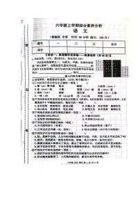 甘肃省庆阳市宁县太昌乡小学2023-2024学年六年级上学期1月期末语文试题