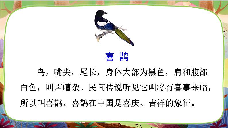 【核心素养】部编版语文一下 5《树和喜鹊》（课件+教案+音视频素材）04
