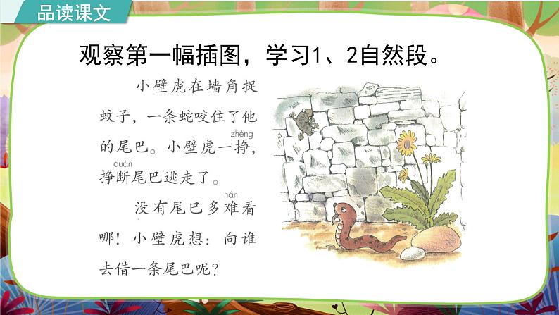 【核心素养】部编版语文一下 20《小壁虎借尾巴》课件+教案+音视频素材04