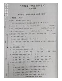 广东省惠州市惠阳区2023-2024学年六年级上学期期末质量检测语文试题