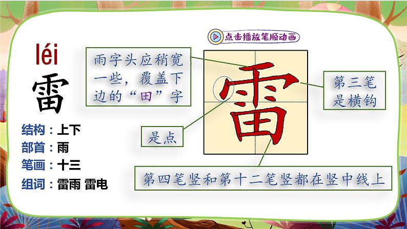 【核心素养】部编版语文二下 16《雷雨》课件+教案+音视频素材04