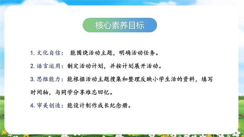 【核心素养目标】部编版小学语文六年级下册 综合性学习：难忘小学生活 课件+教案（含教学反思） +素材02