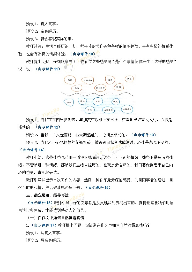 【核心素养目标】部编版小学语文六年级下册 习作：让真情自然流露 课件+教案（含教学反思） +素材03