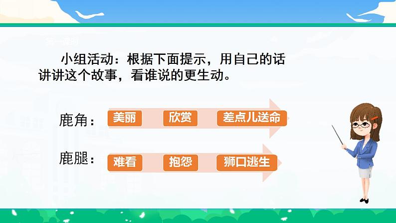 【核心素养】部编版小学语文 三年级下册7.鹿角和鹿腿  第二课时 课件＋教案（含教学反思07