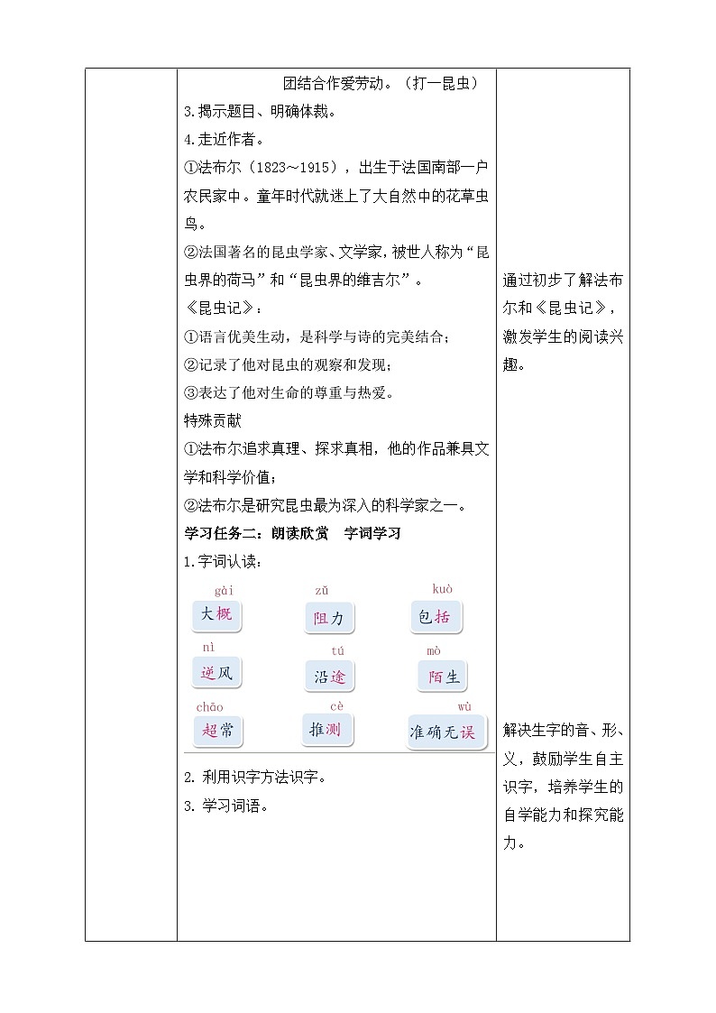 【核心素养】部编版语文三年级下册-14. 蜜蜂 第1课时（课件+教案+学案+习题）02