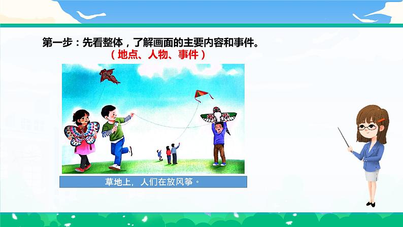 【核心素养】部编版小学语文 三年级下册第二单元习作看图画写一写  课件第5页