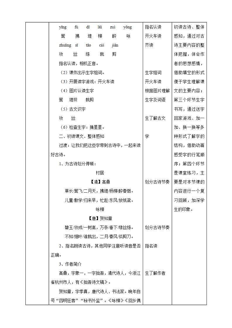 人教部编版语文二年级下册 第一课《古诗二首》第1课时 课件+教案02