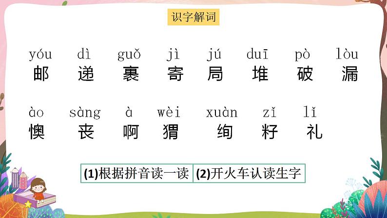 人教部编版语文二年级下册 第三课《开满鲜花的小路》第一课时 课件+教案04