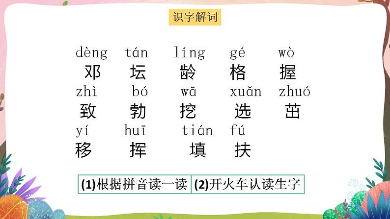 人教部编版语文二年级下册 第四课《邓小平爷爷植树》第一课时 课件+教案06