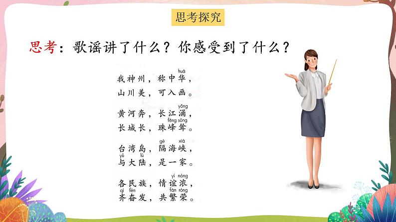 人教部编版语文二年级下册 识字1《神州谣》第二课时 课件+教案05