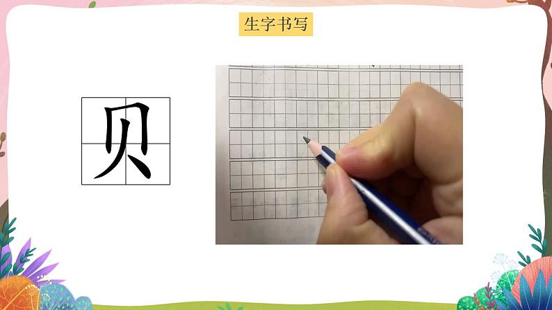 人教部编版语文二年级下册 识字3《“贝”的故事》第一课时 课件+教案08