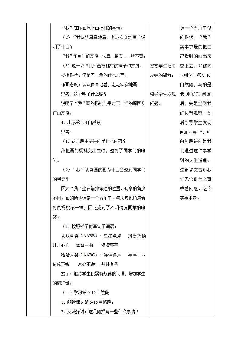 人教部编版语文二年级下册 第十三课《画杨桃》第二课时 课件+教案02