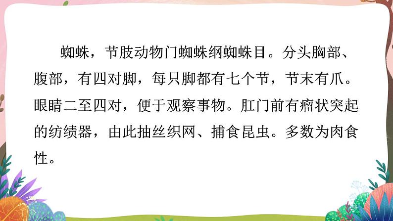 人教部编版语文二年级下册 第二十课《蜘蛛开店》第一课时 课件+教案04